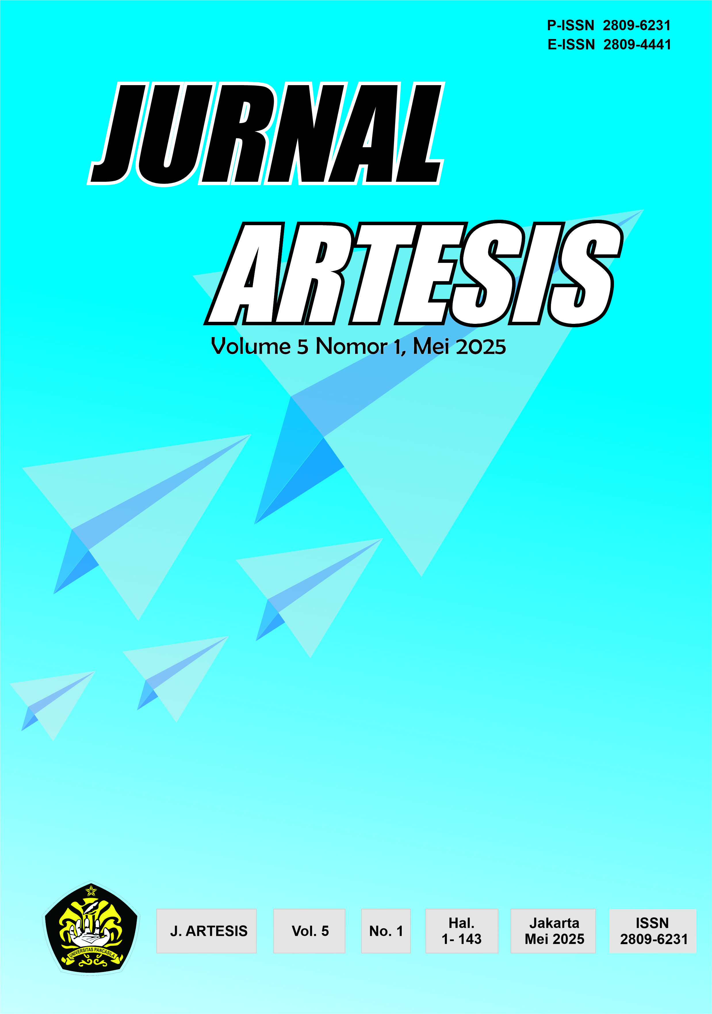 					View Vol. 5 No. 1 (2025): JURNAL ARTESIS
				