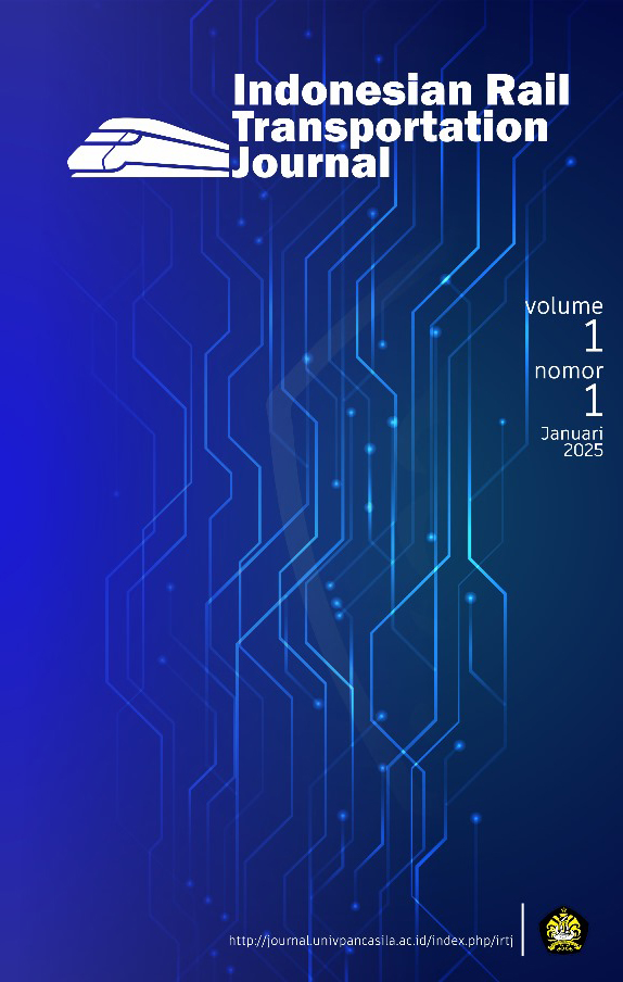 					View Vol. 1 No. 1 (2026): Indonesian Rail Transportation Journal
				